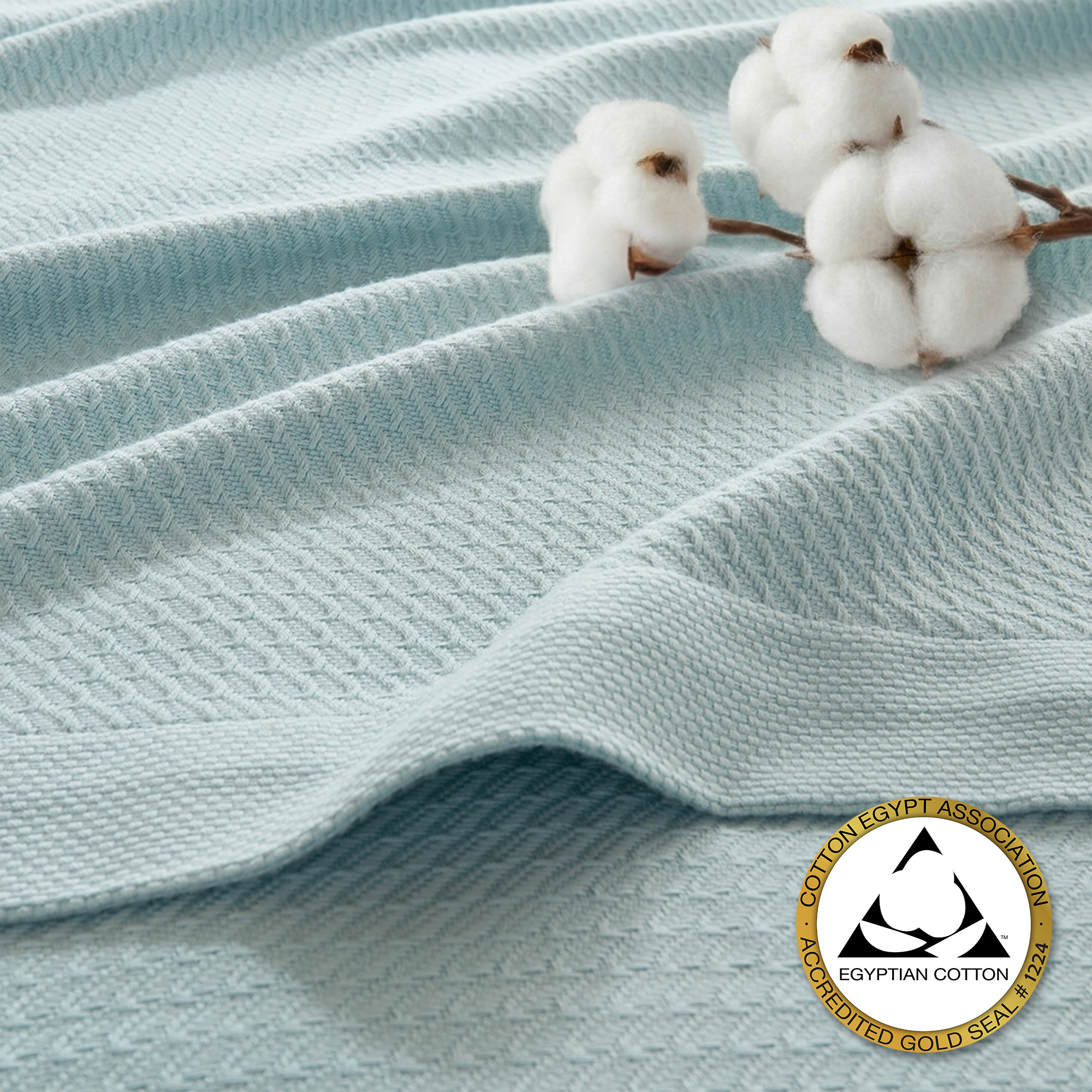 100% Certified Egyptian Cotton Blanket