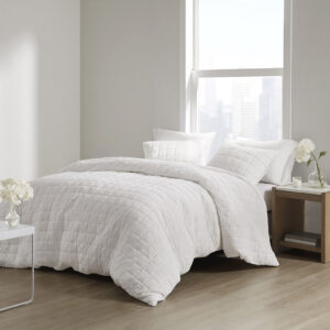 Cocoon 3 Piece Quilt Top Duvet Cover Mini Set from N Natori in  White. Cocoon 3 Piece Quilt Top Duvet Cover Mini Set from N Natori in  White. Cocoon 3 Piece Quilt Top Duvet Cover Mini Set from N Natori in  White. Cocoon 3 Piece Quilt Top Duvet Cover Mini Set from N Natori in  White. Cocoon 3 Piece Quilt Top Duvet Cover Mini Set from N Natori in  White.