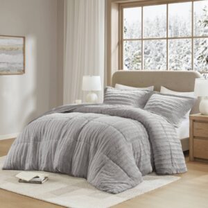 Duke Faux Fur Comforter Mini Set from Madison Park in  Grey. Duke Faux Fur Comforter Mini Set from Madison Park in  Grey. Duke Faux Fur Comforter Mini Set from Madison Park in  Grey. Duke Faux Fur Comforter Mini Set from Madison Park in  Grey. Duke Faux Fur Comforter Mini Set from Madison Park in  Grey.