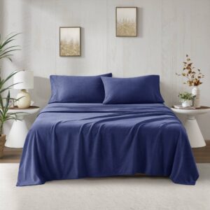 Micro Fleece Sheet Set from True North by Sleep Philosophy in  Navy. Micro Fleece Sheet Set from True North by Sleep Philosophy in  Navy. Micro Fleece Sheet Set from True North by Sleep Philosophy in  Navy. Micro Fleece Sheet Set from True North by Sleep Philosophy in  Navy. Micro Fleece Sheet Set from True North by Sleep Philosophy in  Navy.