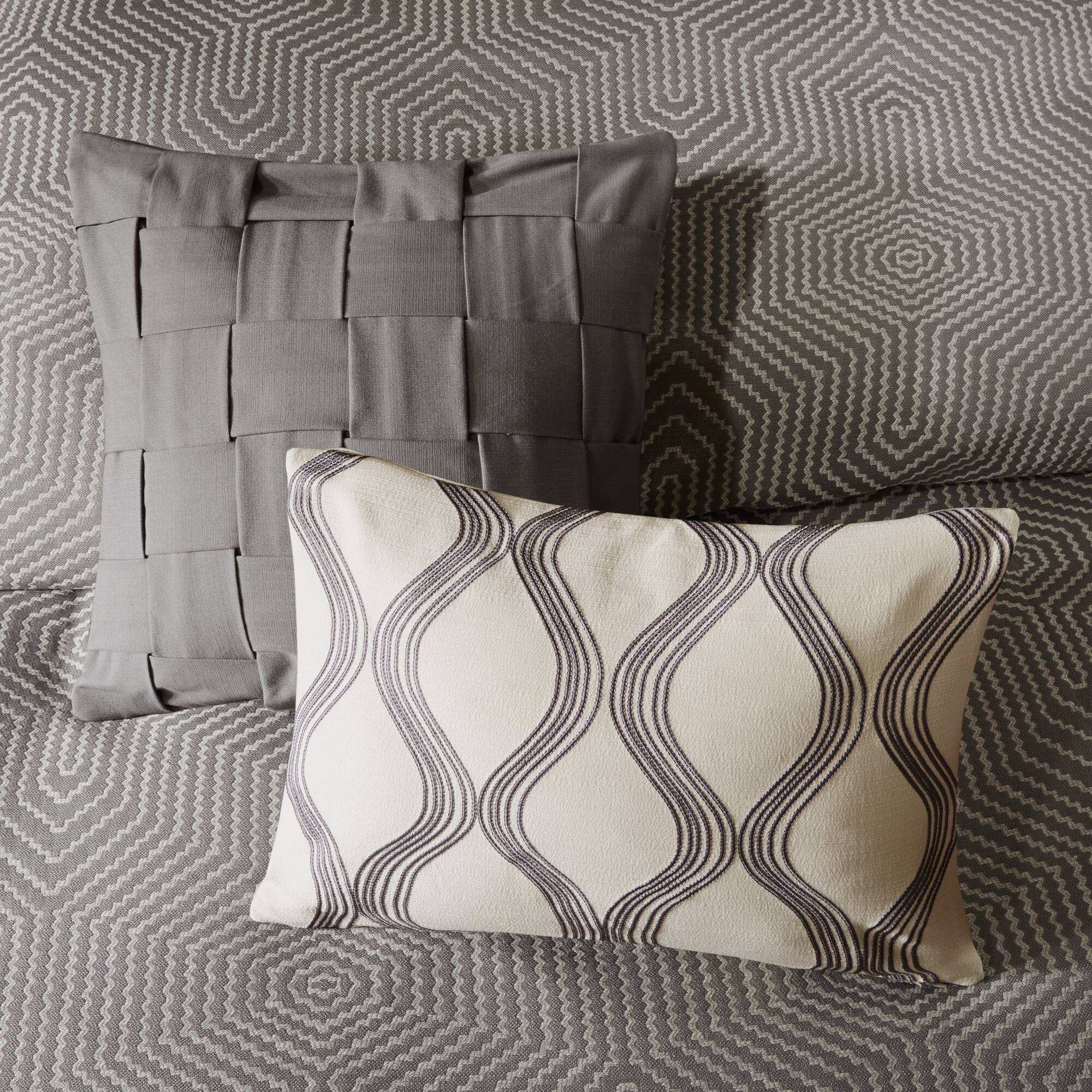 Shades of Serenity Jacquard Comforter Set