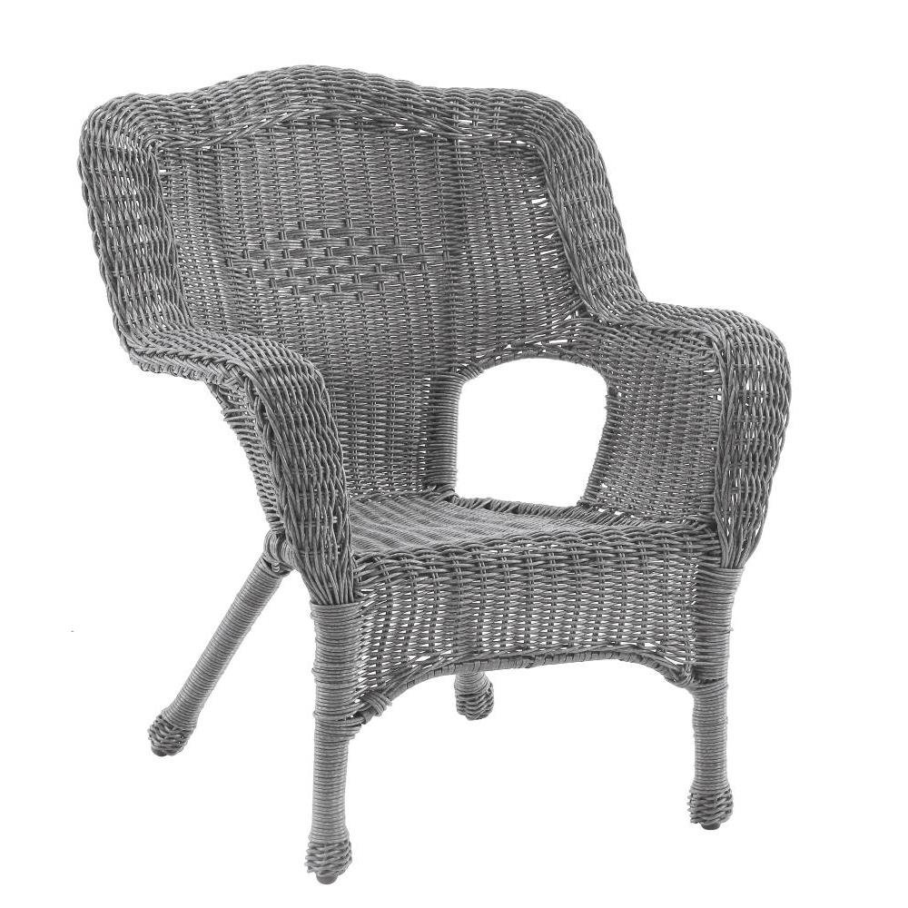 Maui Camelback Resin Wicker/ Steel Frame Outdoor Patio Chair