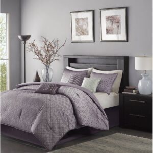 Biloxi 7 Piece Comforter Set from Madison Park in  Purple. Biloxi 7 Piece Comforter Set from Madison Park in  Purple. Biloxi 7 Piece Comforter Set from Madison Park in  Purple. Biloxi 7 Piece Comforter Set from Madison Park in  Purple. Biloxi 7 Piece Comforter Set from Madison Park in  Purple.