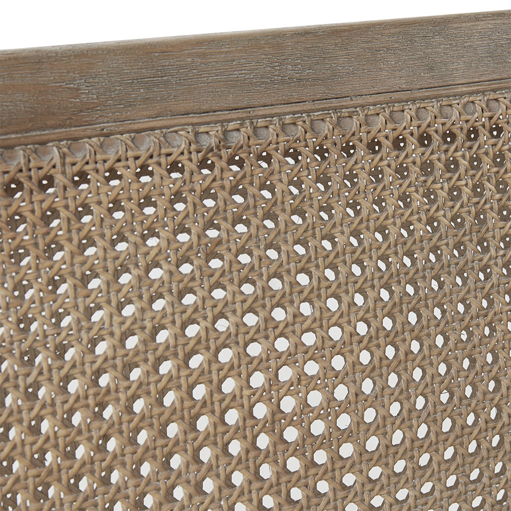 Willshire Rattan Shield-Back Settee
