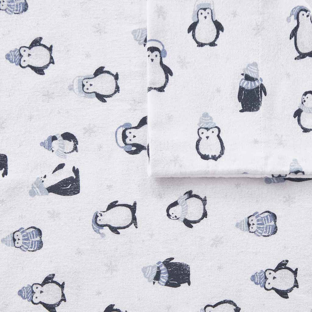 Cozy Soft Cotton Flannel Printed Sheet Set