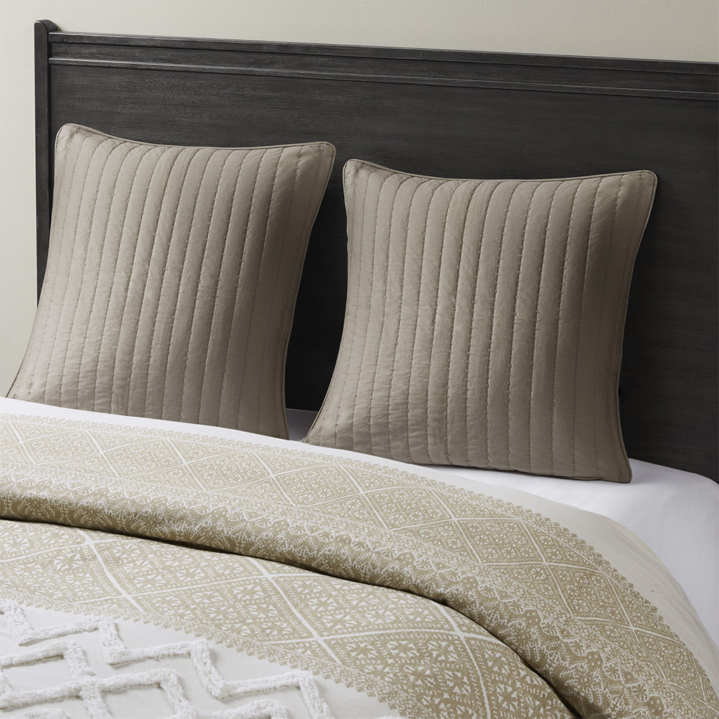 Camila Cotton Quilted Euro Sham