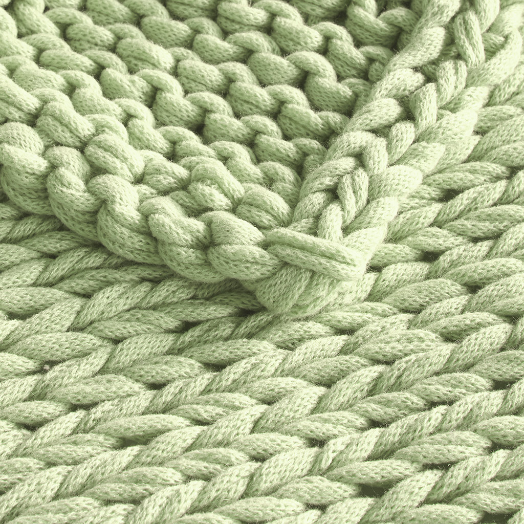 Chunky Double Knit Handmade Throw Blanket