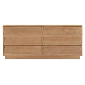 Hudson 6 Drawer Dresser Natural from Moe