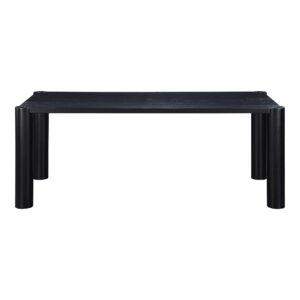 Post Small Dining Table Black from Moe