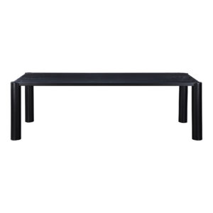 Post Large Dining Table Black from Moe