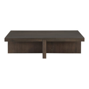 Folke Rectangular Coffee Table Dark Brown from Moe