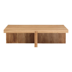Folke Rectangular Coffee Table Natural from Moe