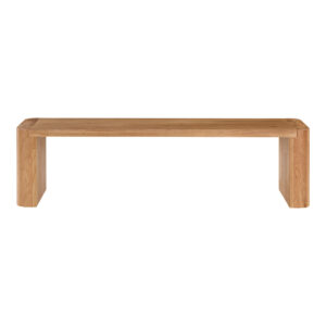 Post Small Dining Bench Natural from Moe