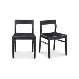 Owing Dining Chair Black - Set Of Two from Moe