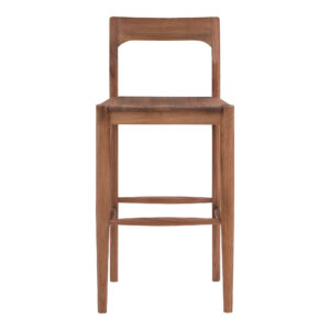 Owing Barstool Walnut Brown from Moe