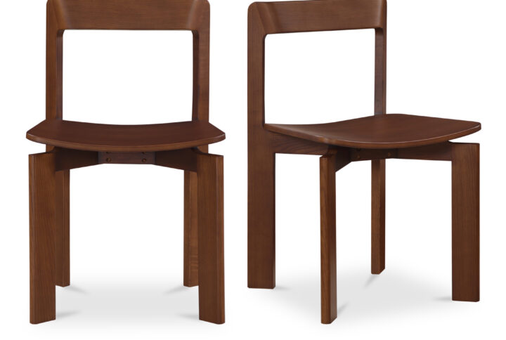 Daifuku Dining Chair Brown – Set Of Two from Moe