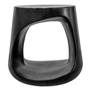 Rothko Outdoor Stool Black from Moe