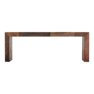 Vintage Small Bench Light Brown from Moe