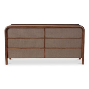 Rye 6 Drawer Dresser Warm Brown from Moe
