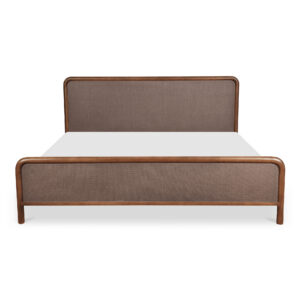Rye Queen Bed Warm Brown from Moe