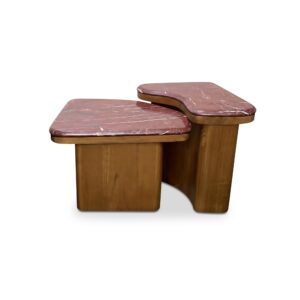 Abi Nesting Coffee Table Levante Marble from Moe