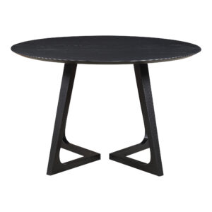 Godenza Round Dining Table Black from Moe