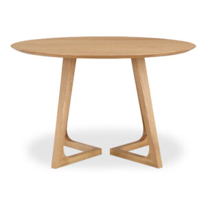Godenza Round Dining Table Natural Oak from Moe