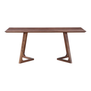 Godenza Rectangular Dining Table Walnut from Moe