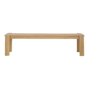 Tempo Outdoor Dining Bench Natural from Moe