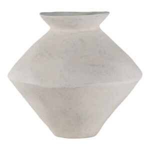 Raja Medium Decorative Vessel White from Moe