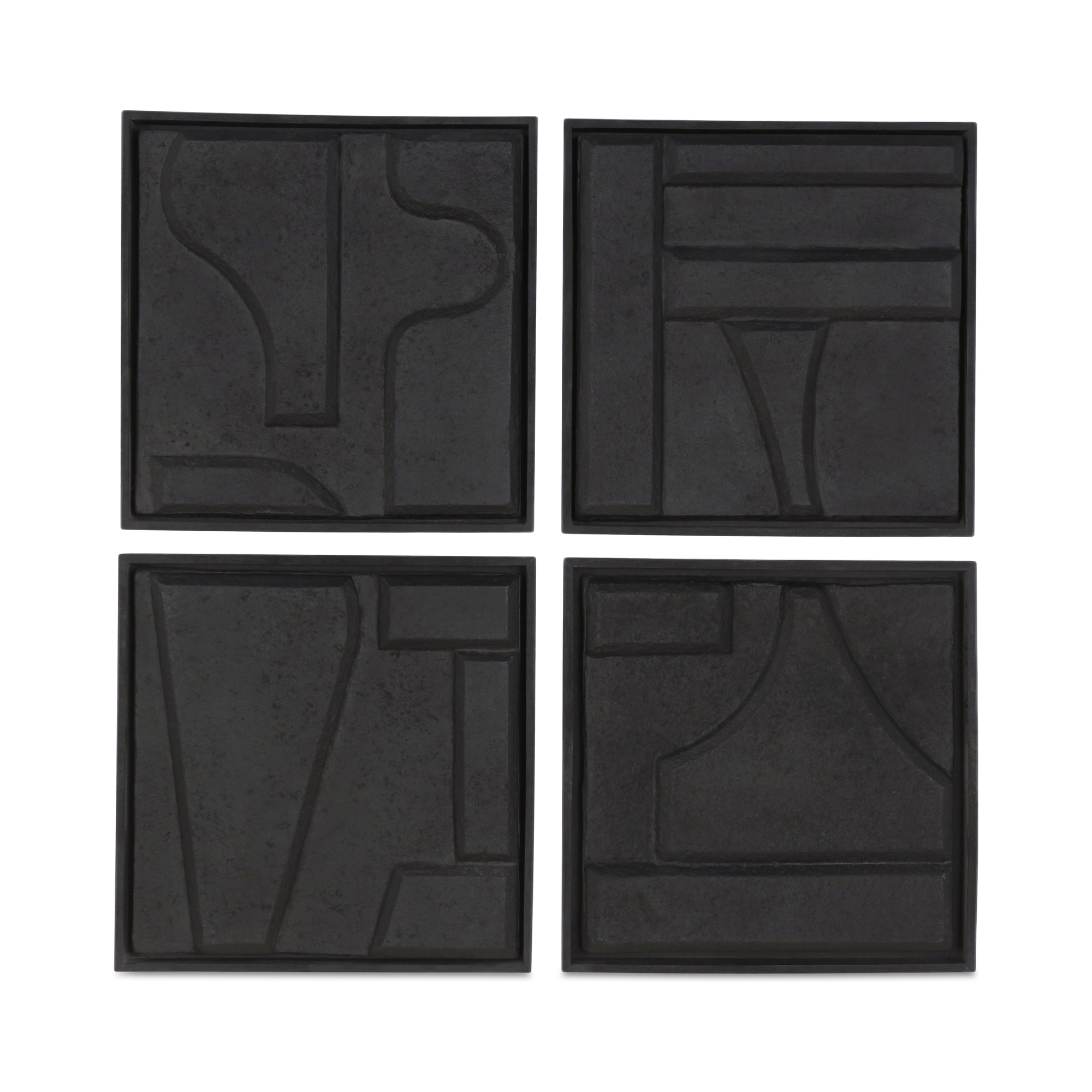 Alva Wall Sculpture-Set Of 4