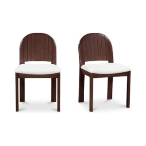 Emil Dining Chair Cream-Set of Two from Moe