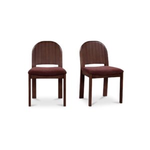 Emil Dining Chair Berry-Set of Two from Moe