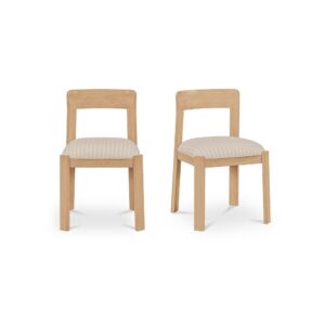Oli Dining Chair Stripe-Set of Two from Moe