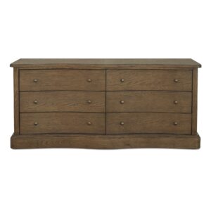 Clarence 6 Drawer Dresser Warm Brown from Moe