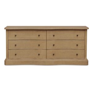 Clarence 6 Drawer Dresser Natural from Moe