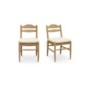 Tate Dining Chair Beige - Set Of Two from Moe