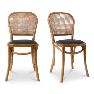 Bedford Dining Chair Light Brown - Set Of Two from Moe