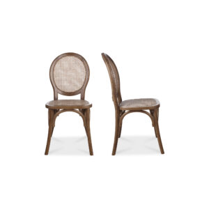 Rivalto Dining Chair Brown - Set Of Two from Moe