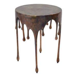 Copperworks Accent Table Antique Copper from Moe