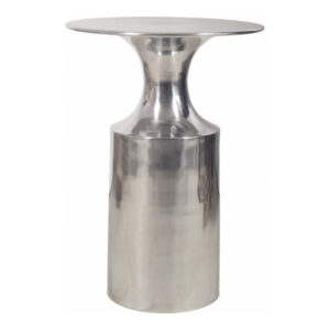 Rassa Accent Table Polished Silver from Moe