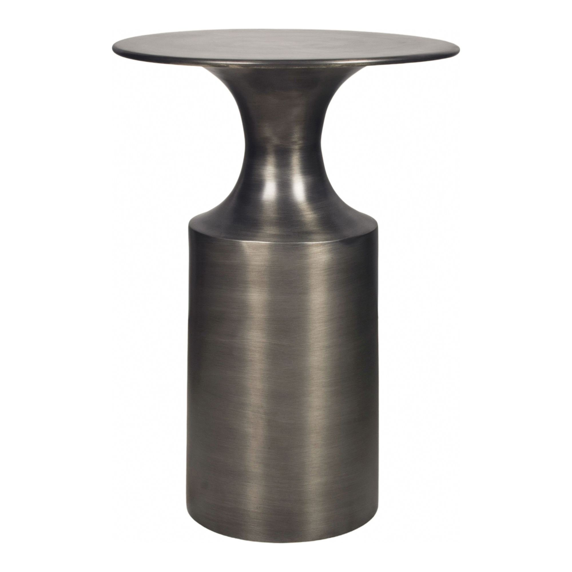 Rassa Accent Table Polished Zinc