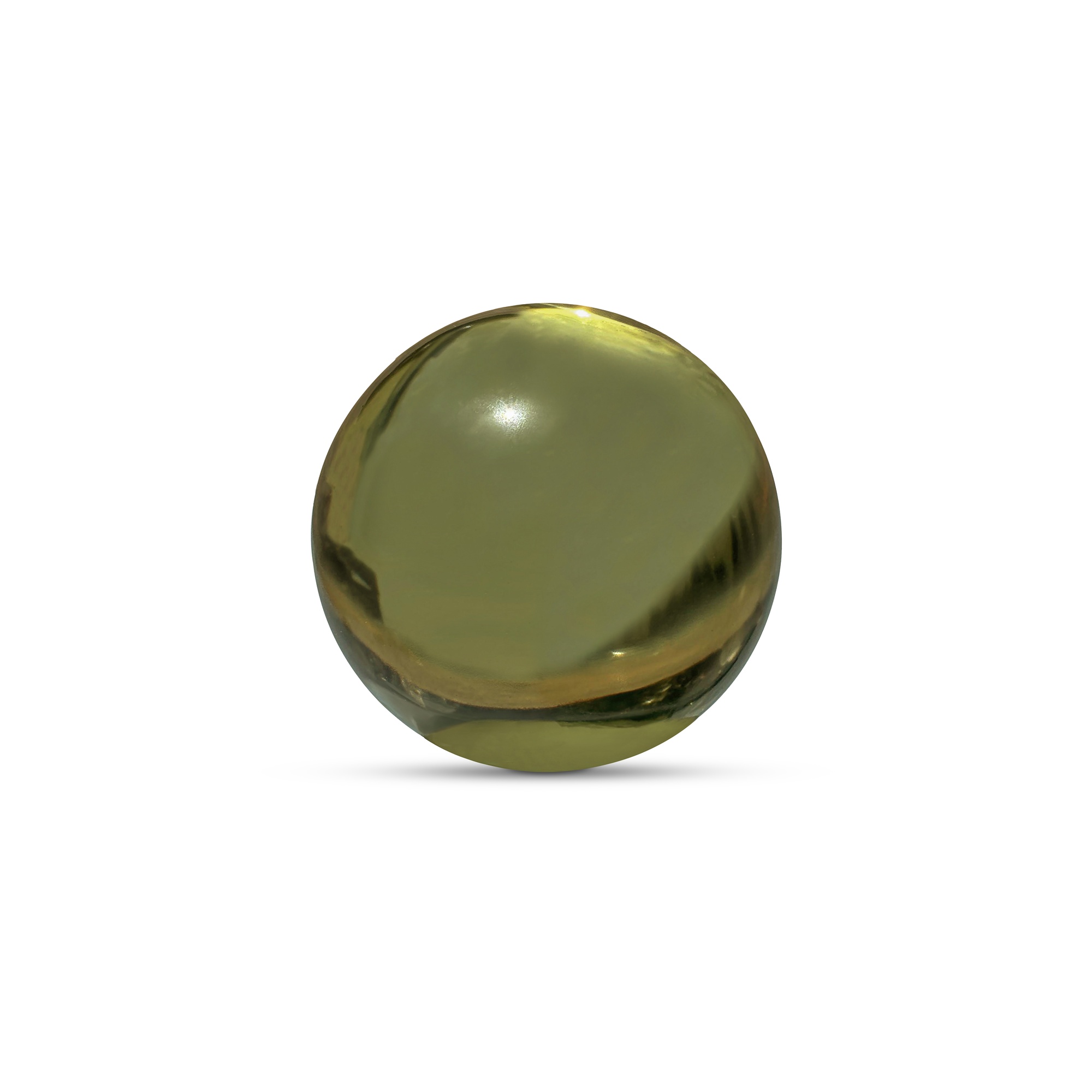 Bonn Cast Glass Decorative Object Olive