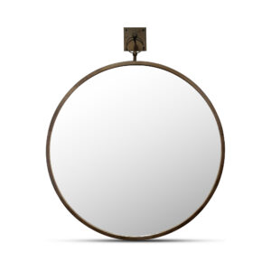 Cameo Mirror Aged Brass from Moe