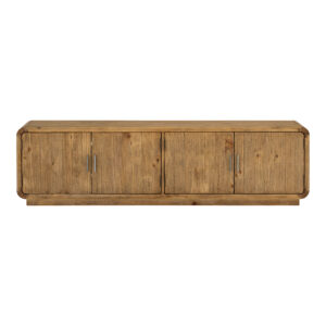 Monterey Media Cabinet Rustic Blonde from Moe