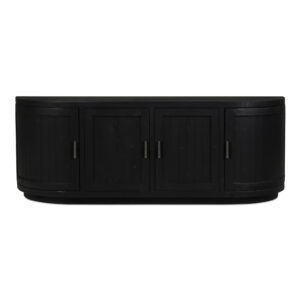 Nicola Media Cabinet Black from Moe