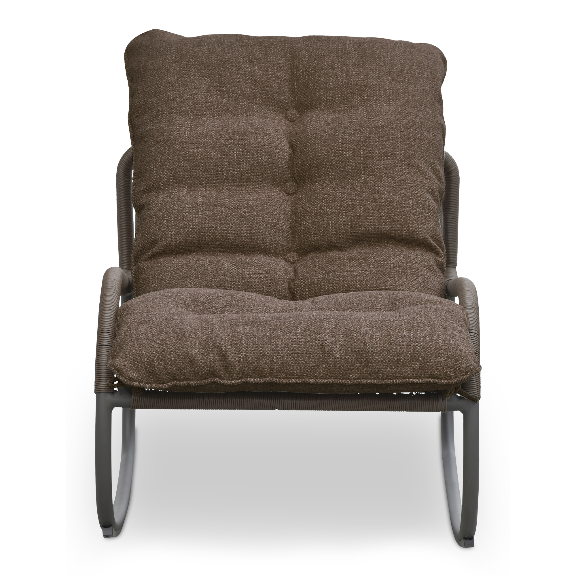 Lyra Outdoor Rocking Chair Brown