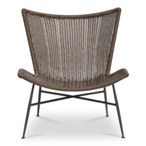 Paige Outdoor Accent Chair Brown from Moe