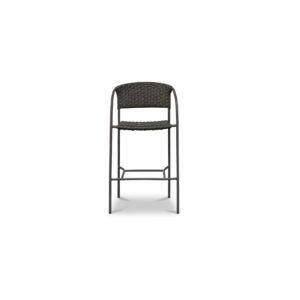 Zola Outdoor Bar Stool Dark Brown from Moe