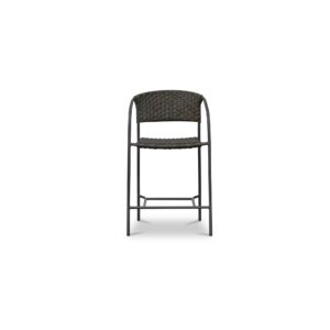 Zola Outdoor Counter Chair Dark Brown from Moe